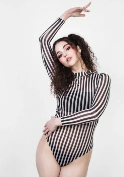 MET1 SHOWTIME MESH BODYSUIT