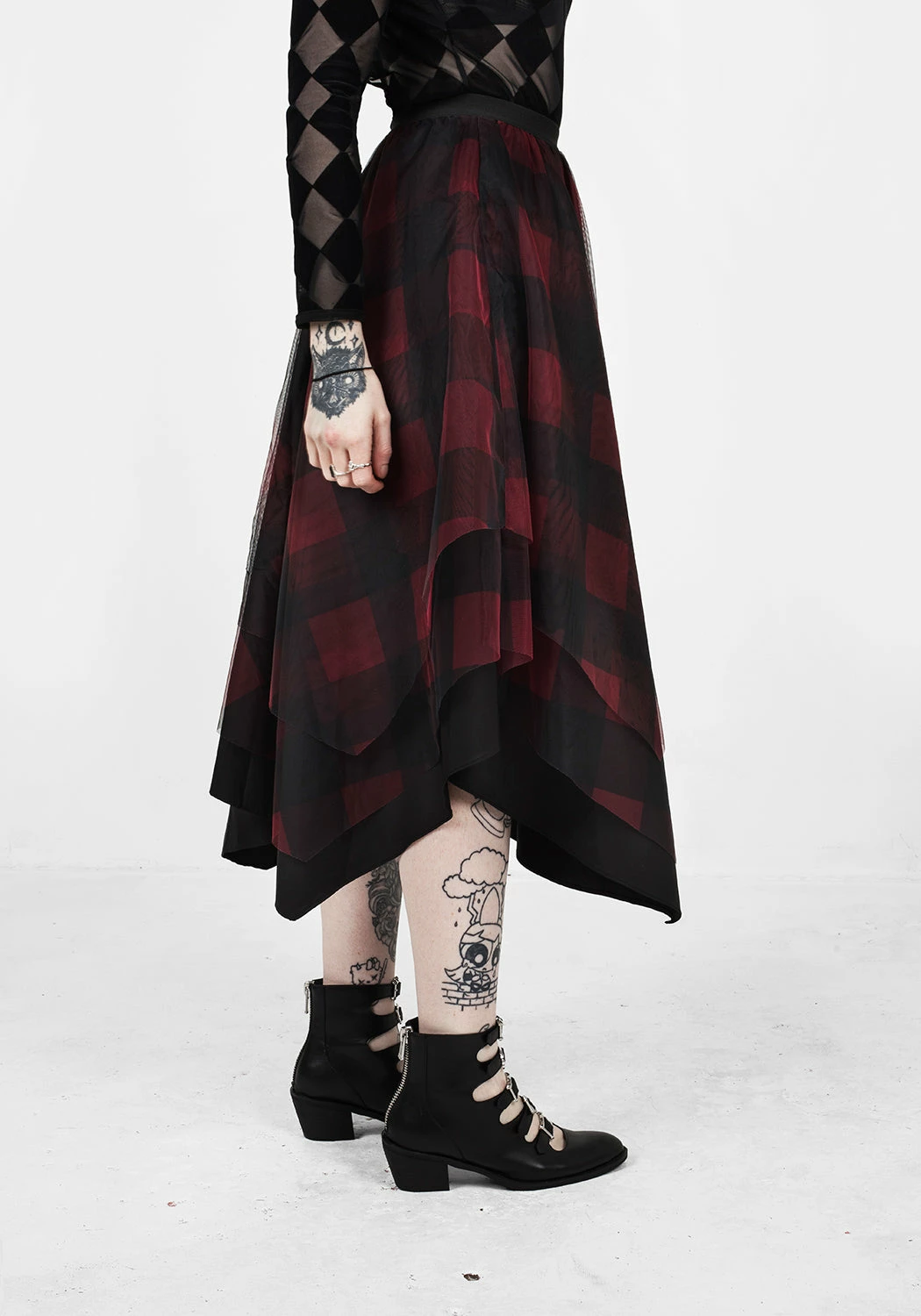 MET1 Bottoms CIRQUE LAYERED TULLE MIDI SKIRT 6 MET1 Bottoms CIRQUE LAYERED TULLE MIDI SKIRT