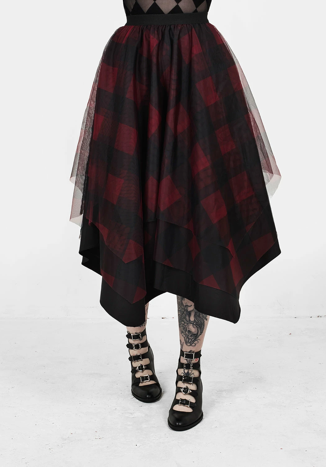 MET1 Bottoms CIRQUE LAYERED TULLE MIDI SKIRT 5 MET1 Bottoms CIRQUE LAYERED TULLE MIDI SKIRT