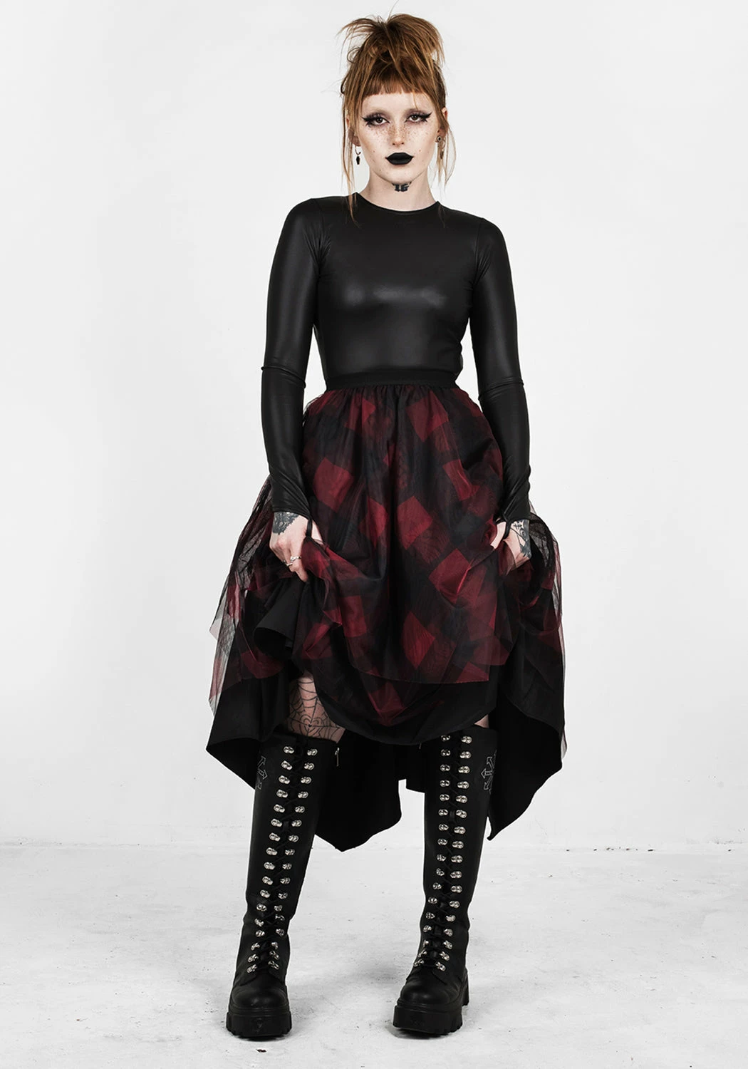 MET1 Bottoms CIRQUE LAYERED TULLE MIDI SKIRT 3 MET1 Bottoms CIRQUE LAYERED TULLE MIDI SKIRT