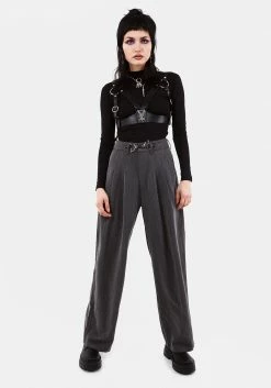 MET1 HERRINGBONE TAILORED TROUSER