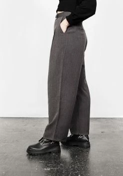 MET1 HERRINGBONE TAILORED TROUSER