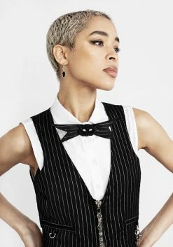 MET1 NIGHTMARE CAT BOW TIE Make Believe