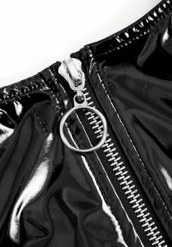 MET1 Tops HELLBOUND VINYL CROP TOP 15 MET1 Tops HELLBOUND VINYL CROP TOP