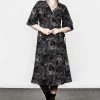 MET1 SPELLWORK MIDI WRAP DRESS 1 MET1 SPELLWORK MIDI WRAP DRESS