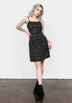 MET1 Dresses SANFRAN BUTTON UP CAMI MINI DRESS