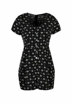 MET1 SANFRAN BUTTON UP PLAYSUIT Tops