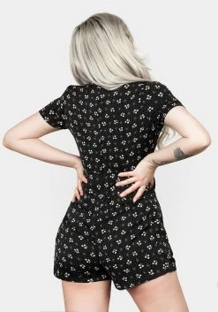 MET1 SANFRAN BUTTON UP PLAYSUIT Tops