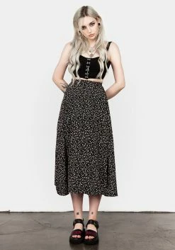 MET1 Bottoms VALLEY MIDI SKIRT WITH SPLIT