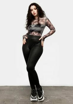 MET1 KURAKURA GRAPHIC LEGGINGS Bottoms