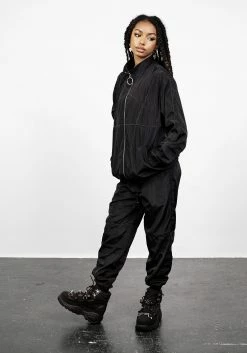 MET1 Bottoms ARCANA REFLECTIVE TRACKSUIT PANTS