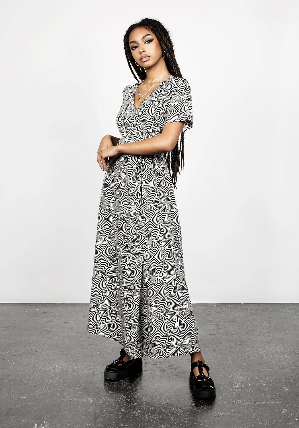 MET1 SUMMERS PRINTED WRAP DRESS Dresses 3 MET1 SUMMERS PRINTED WRAP DRESS Dresses