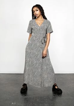 MET1 SUMMERS PRINTED WRAP DRESS Dresses 19 MET1 SUMMERS PRINTED WRAP DRESS Dresses