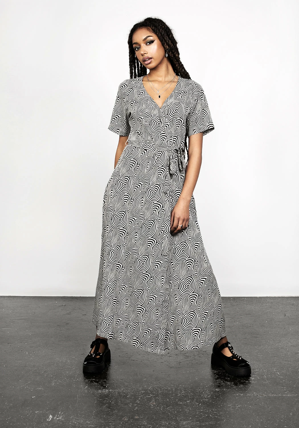 MET1 SUMMERS PRINTED WRAP DRESS Dresses 7 MET1 SUMMERS PRINTED WRAP DRESS Dresses