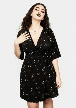 MET1 Blithe Kimono Wrap Mini Dress 14 MET1 Blithe Kimono Wrap Mini Dress