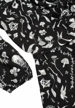 MET1 HEDGEWITCH RUFFLE WRAP ABOVE KNEE DRESS Dresses