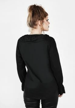 MET1 Tops FANTOMETTE VOLUME SLEEVE BLOUSE