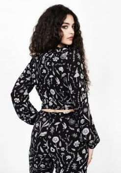 MET1 HEDGEWITCH WRAP TOP Tops