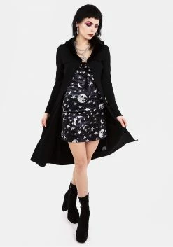 MET1 Tops WOOLFE LONGLINE FAUX FUR CARDIGAN