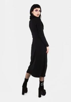 MET1 Tops WOOLFE LONGLINE FAUX FUR CARDIGAN