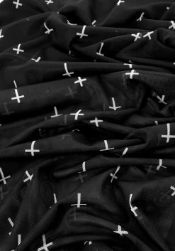 PFA1 WICKED MESH MIDI SKIRT