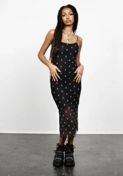 PFA1 Tops WICKED MIDI DRESS & CARDI SET