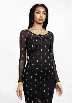 PFA1 Tops WICKED MIDI DRESS & CARDI SET