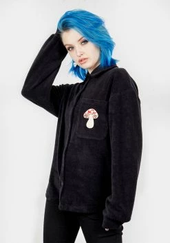 PFA1 AMANITA EMBROIDERED TOWELLING SHIRT