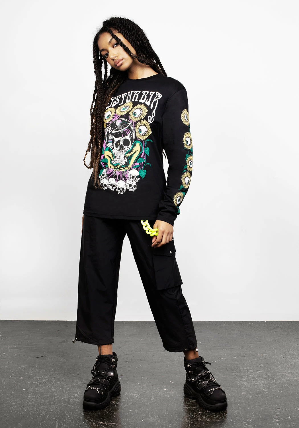 TOT1 Tops PALMS LONG SLEEVE TEE 4 TOT1 Tops PALMS LONG SLEEVE TEE