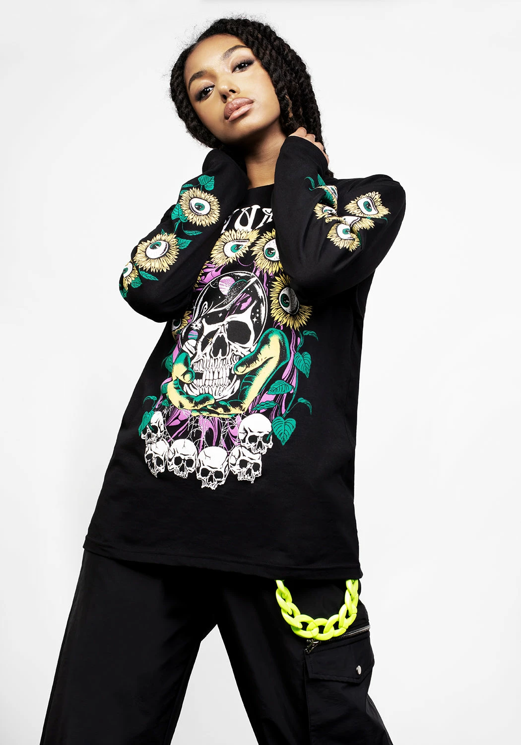 TOT1 Tops PALMS LONG SLEEVE TEE 3 TOT1 Tops PALMS LONG SLEEVE TEE