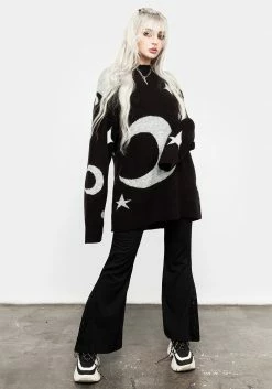 WEI1 Tops Stellar Oversized Jumper