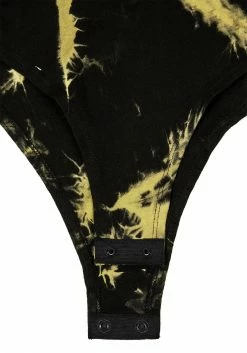 MET1 Tops SCHOLOMANCE COLD SHOULDER TIE DYE BODY