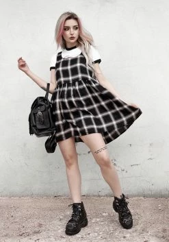 MET1 Singles Plaid Dress Dresses