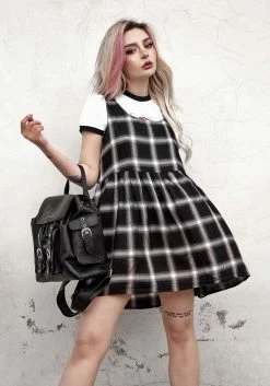 MET1 Singles Plaid Dress Dresses