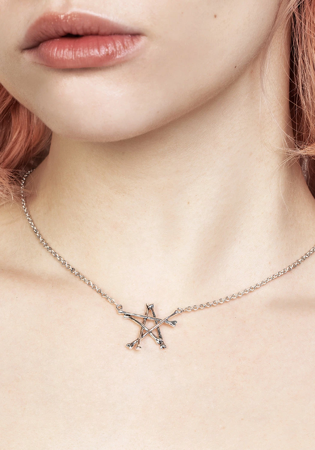TOU1 PENTAGRAM BONES NECKLACE 3 TOU1 PENTAGRAM BONES NECKLACE