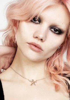 TOU1 PENTAGRAM BONES NECKLACE