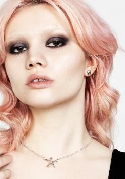 TOU1 MORI SKULL STUD EARRINGS Jewellery