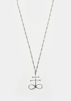 TOU1 LEVIATHAN BONE CROSS NECKLACE