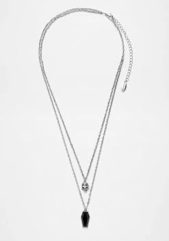 TOU1 Jewellery DEATH MULTICHAIN NECKLACE 10 TOU1 Jewellery DEATH MULTICHAIN NECKLACE