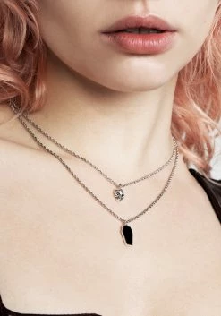TOU1 Jewellery DEATH MULTICHAIN NECKLACE 11 TOU1 Jewellery DEATH MULTICHAIN NECKLACE