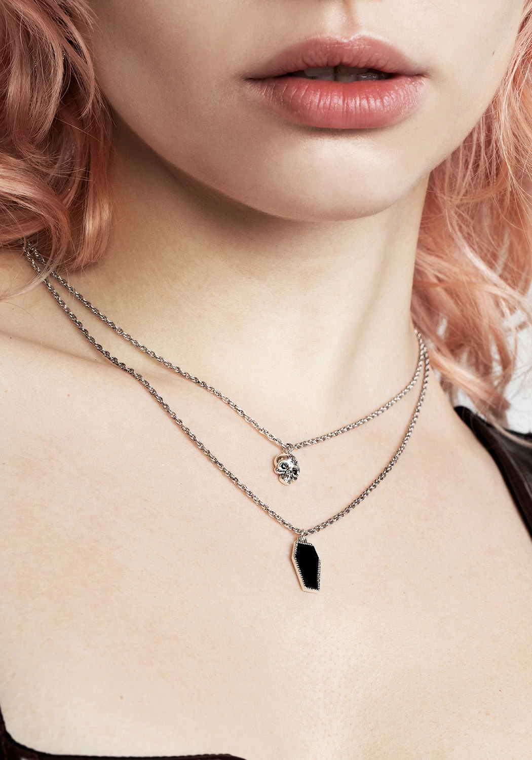 TOU1 Jewellery DEATH MULTICHAIN NECKLACE 6 TOU1 Jewellery DEATH MULTICHAIN NECKLACE