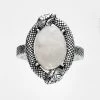 TOU1 Jewellery SERPENT MOONSTONE RING
