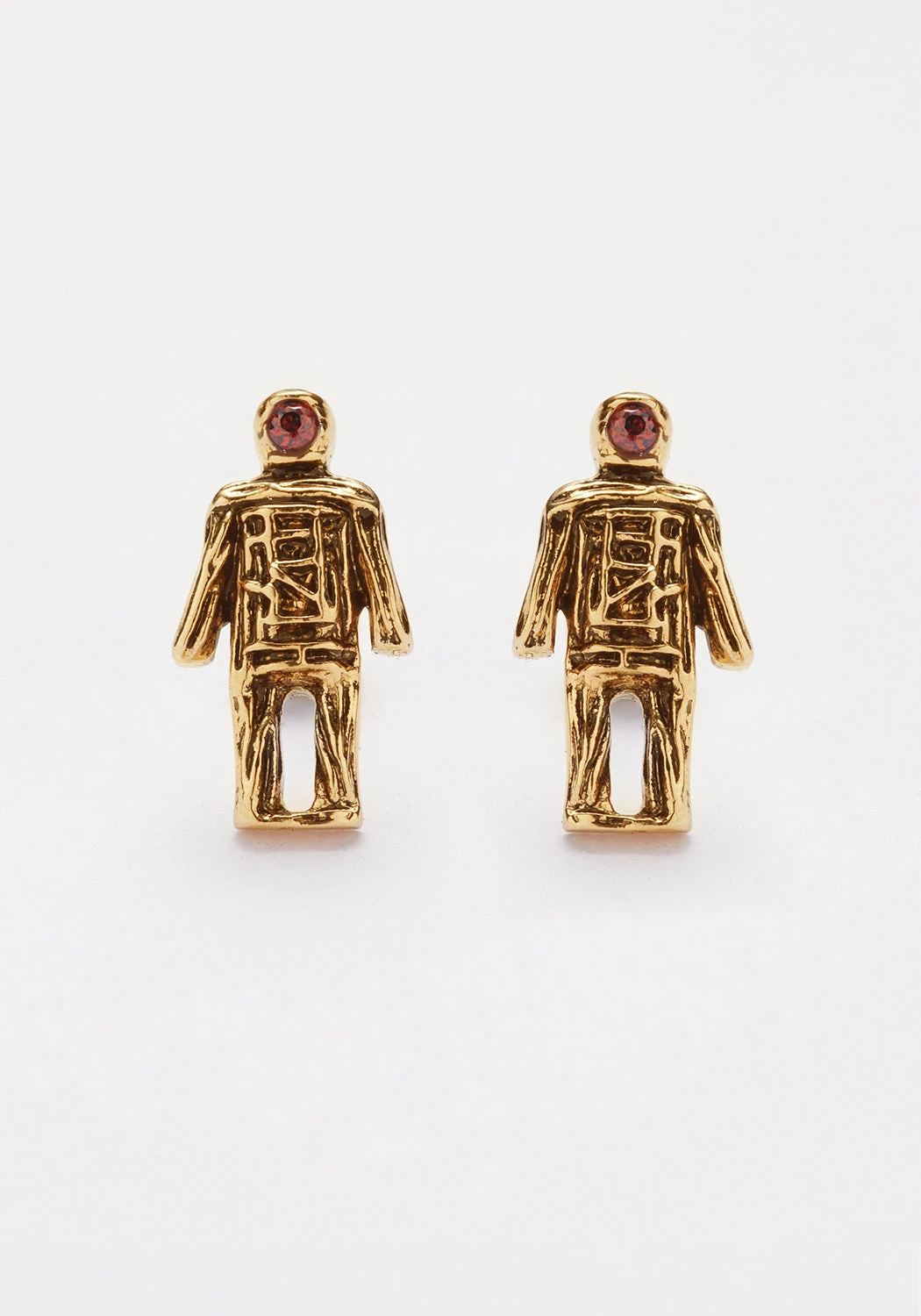 TOU1 WICKER MAN STUD EARRINGS 3 TOU1 WICKER MAN STUD EARRINGS