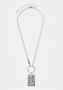 TOU1 THE HIGH PRIESTESS TAROT PENDANT NECKLACE Jewellery