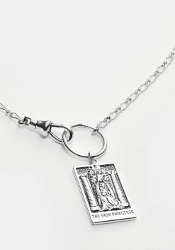 TOU1 THE HIGH PRIESTESS TAROT PENDANT NECKLACE Jewellery
