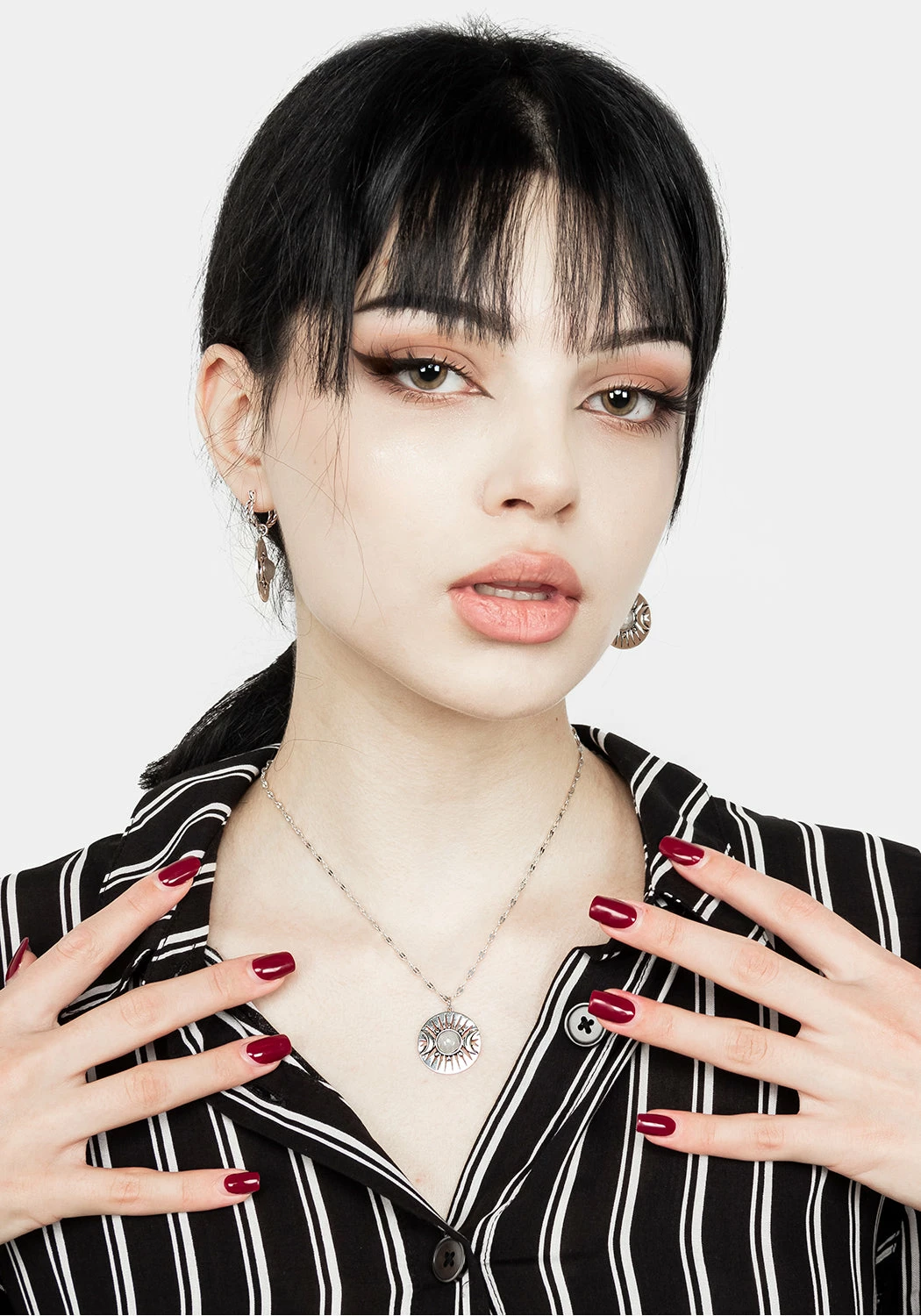 TOU1 GODDESS TRIPLE MOON MOONSTONE PENDANT NECKLACE Jewellery 4 TOU1 GODDESS TRIPLE MOON MOONSTONE PENDANT NECKLACE Jewellery