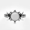 TOU1 GODDESS TRIPLE MOON MOONSTONE RING Jewellery