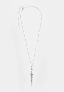 TOU1 Jewellery RITUAL DAGGER AMETHYST PENDANT NECKLACE 10 TOU1 Jewellery RITUAL DAGGER AMETHYST PENDANT NECKLACE