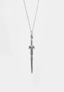 TOU1 Jewellery RITUAL DAGGER AMETHYST PENDANT NECKLACE 9 TOU1 Jewellery RITUAL DAGGER AMETHYST PENDANT NECKLACE
