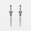 TOU1 RITUAL DAGGER AMETHYST DROP EARRINGS Jewellery 2 TOU1 RITUAL DAGGER AMETHYST DROP EARRINGS Jewellery